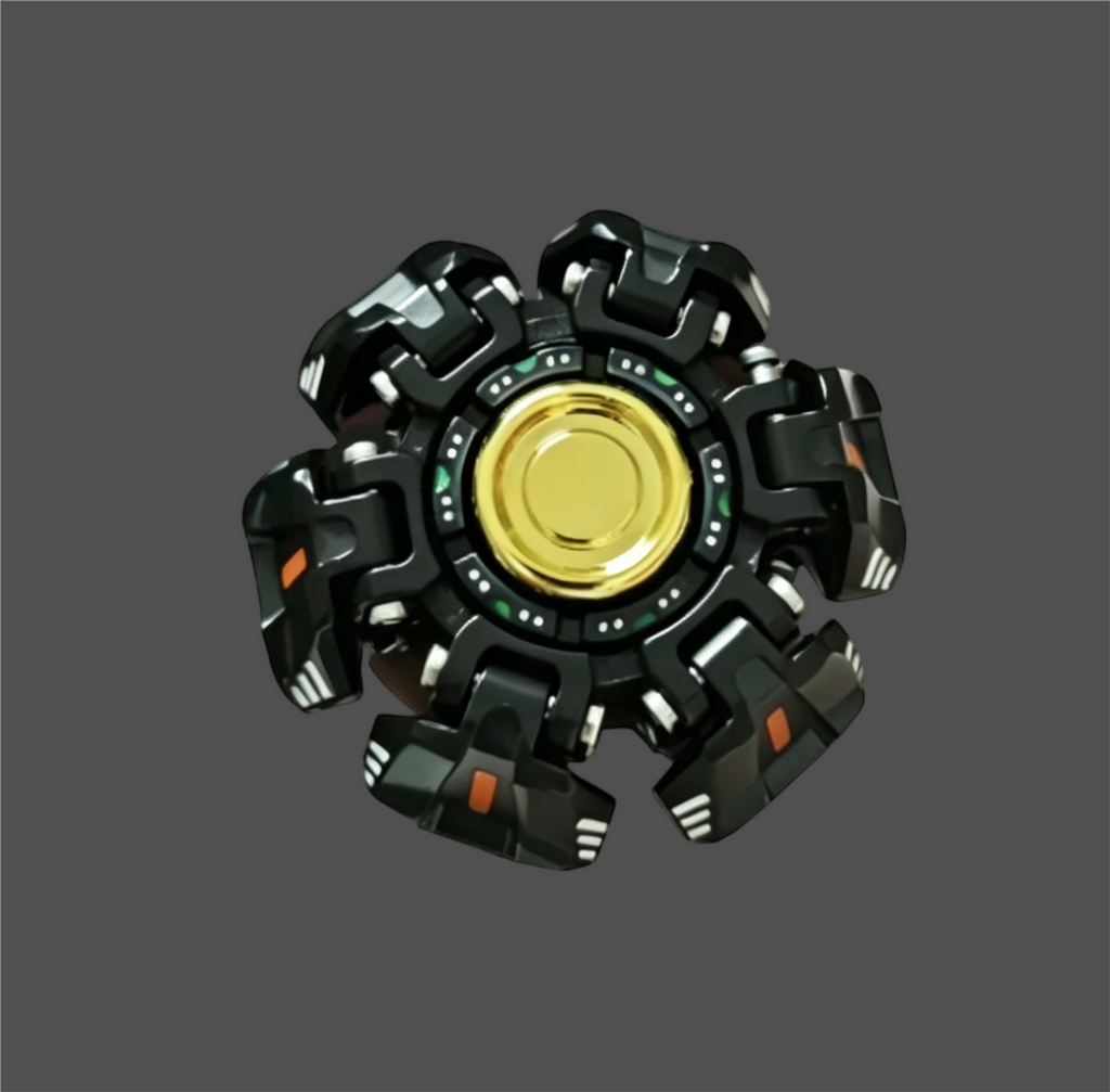 Luminous Patina Armor-Burst Linked Fidget Spinner