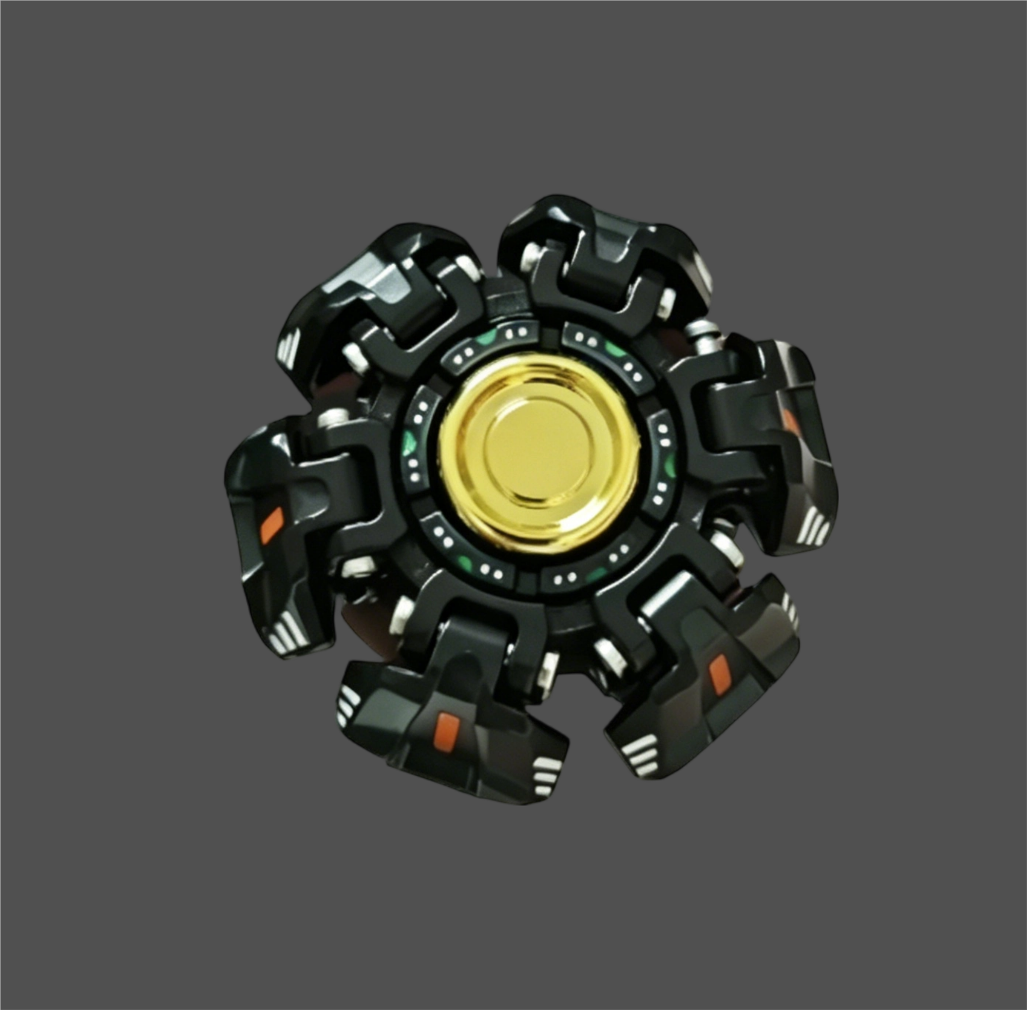 Luminous Patina Armor-Burst Linked Fidget Spinner