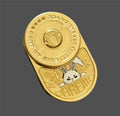 Angry Bunny Push Card | Stainless Steel EDC Fidget Slider