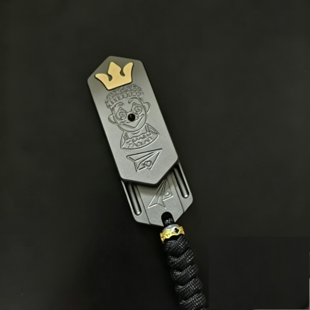 Lucky Candy Tuning Fork EDC Push Slider