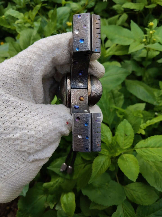 Titanium Alloy EDC Elastic Hand Play Gadget front view