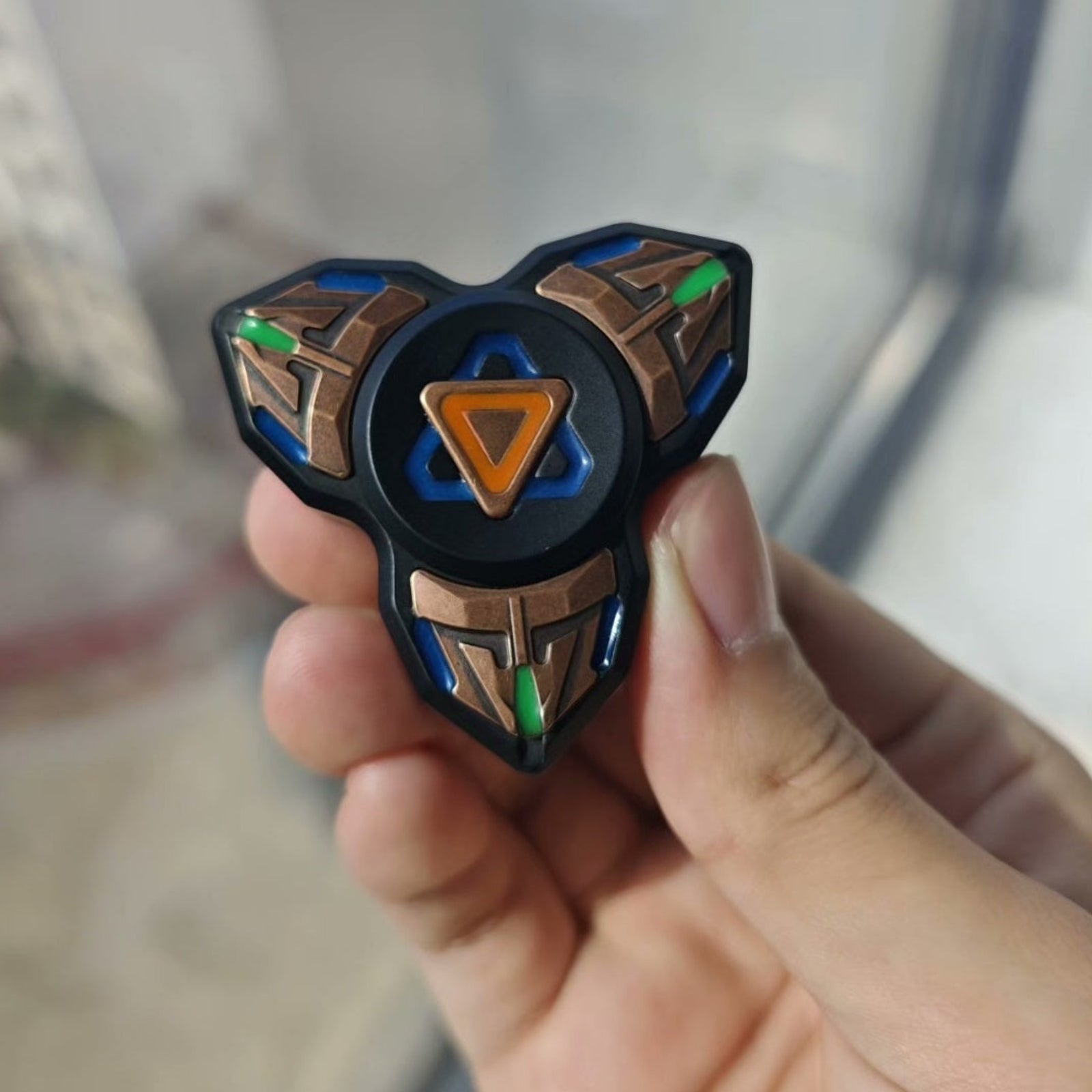 Expel EDC Fidget Spinner – Stainless Steel & Copper Linkage