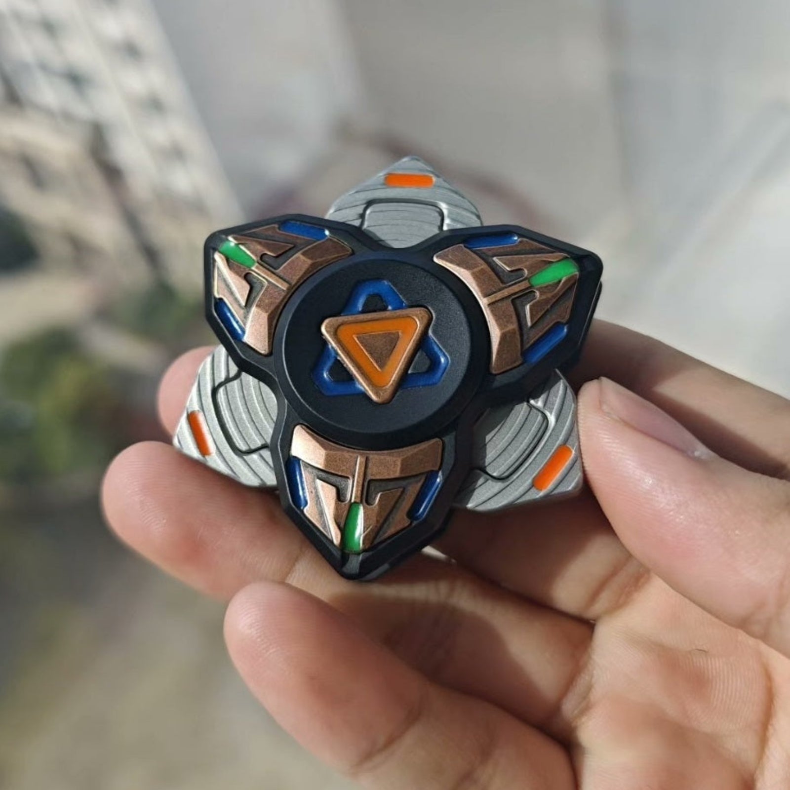 Expel EDC Fidget Spinner – Stainless Steel & Copper Linkage