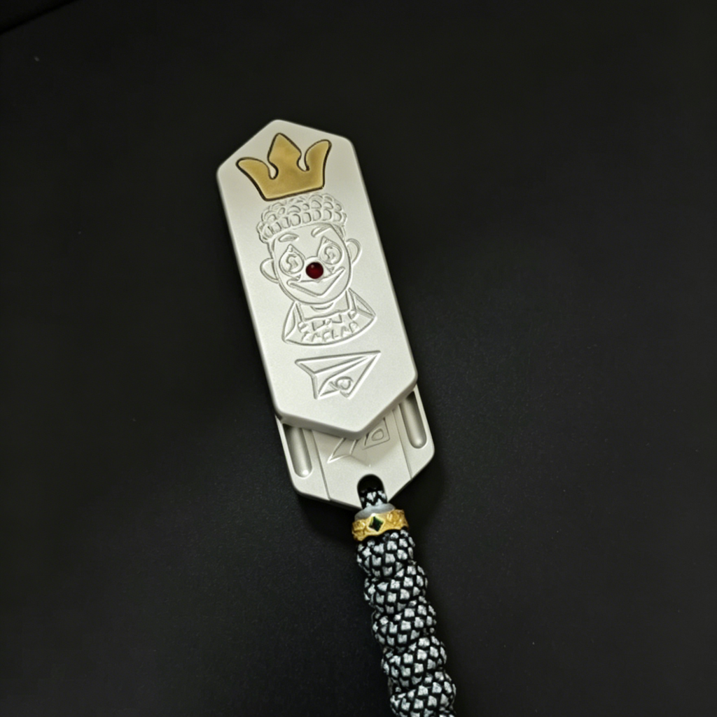Lucky Candy Tuning Fork EDC Push Slider